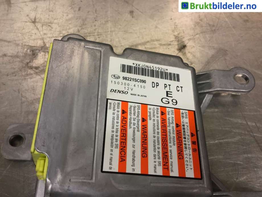 Airbag elektronikk til Subaru Forester 2008-2013 (Type III)  (SUBARU|98221SC090|150300-4150|)