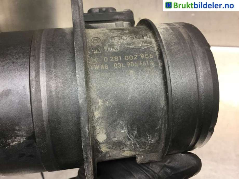 Luftmengde/luftmassemåler til Škoda Yeti 2009-2013 (Fase 1) (SKODA|03L 906 461 A|0 281 002 956|)
