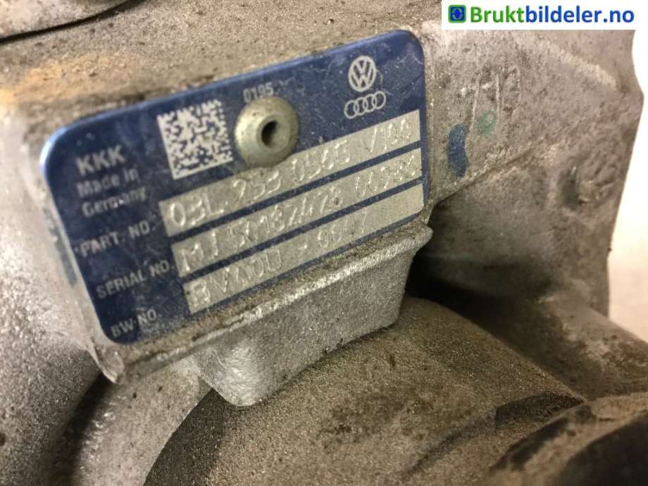 Turbo til Škoda Yeti 2009-2013 (Fase 1)  (SKODA|03L 253 056 G|BV40D-0007|)