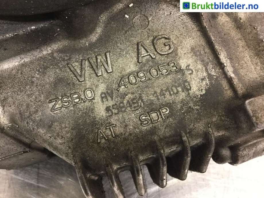 Girkasse 4WD fordelingskasse til Škoda Yeti 2009-2013 (Fase 1) (SKODA|0AV 409 053 S|)