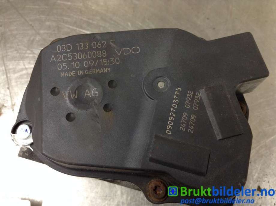 Spjeldhus til VW Polo 2009-2014 (Type V, Fase 1)  (VOLKSWAGEN|03D 133 062 E|A2C53060088|)