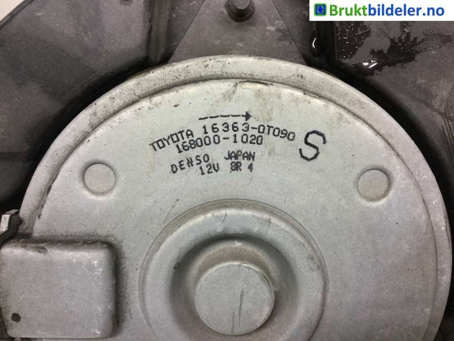 Kjølevifte til Toyota Auris 2015-2019 (Type II, Fase 2)  (TOYOTA|16040-0T540|16363-0T090|16363-0T080)