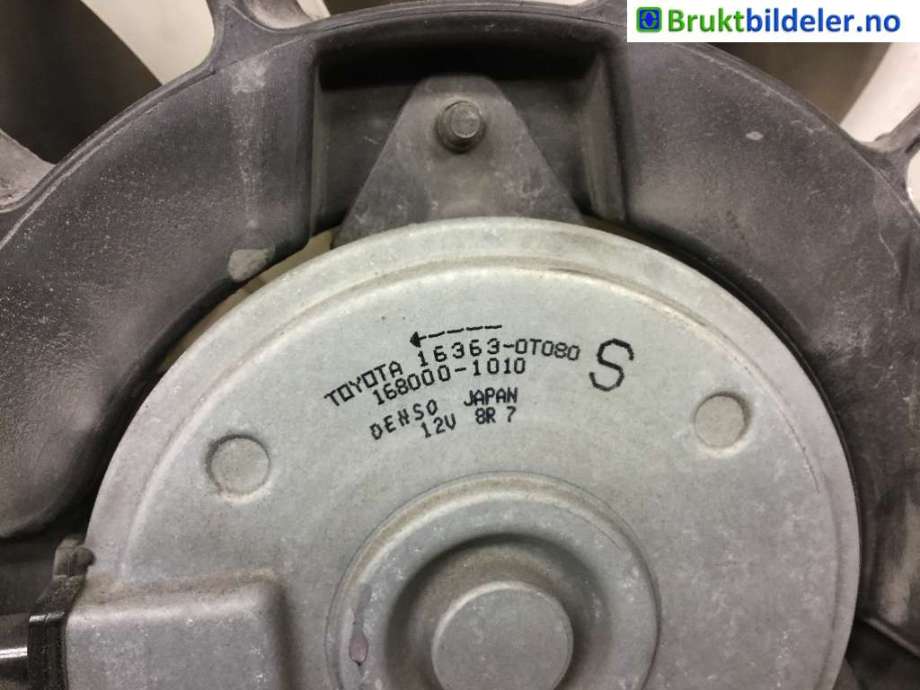 Kjølevifte til Toyota Auris 2015-2019 (Type II, Fase 2)  (TOYOTA|16040-0T540|16363-0T090|16363-0T080)
