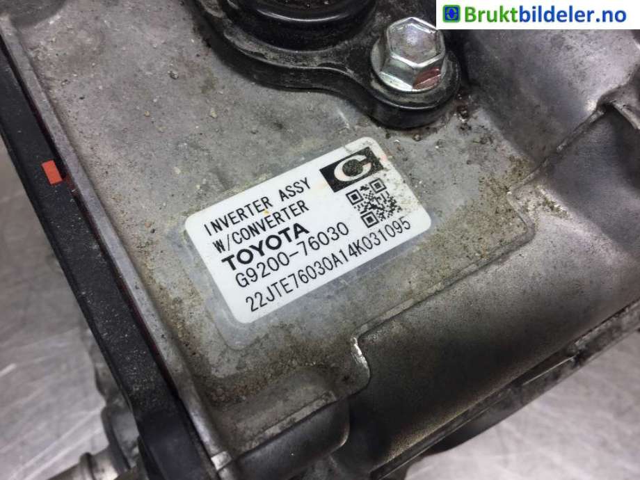 Inverter elbil til Toyota Auris 2015-2019 (Type II, Fase 2)  (TOYOTA|G9200-76030|)
