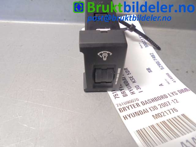 Bryter diverse til Hyundai i30, 2007-2012 (Type I)  (HYUNDAI|751U90070)
