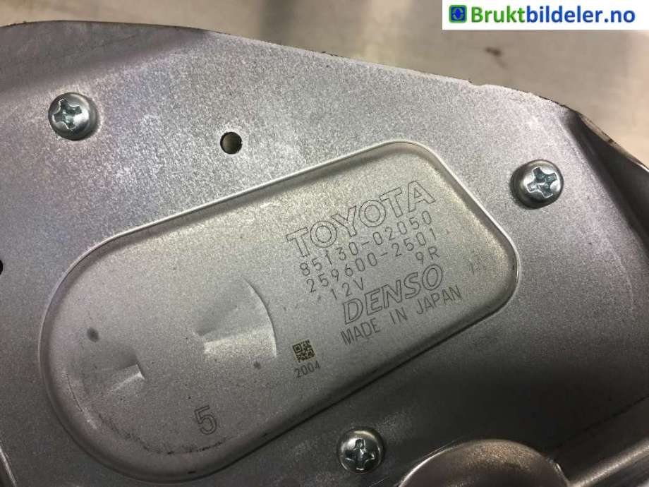 Viskermotor bakrute til Toyota Auris 2015-2019 (Type II, Fase 2)  (TOYOTA|85130-02050|259600-2501|)