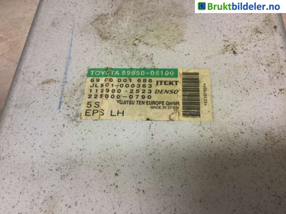 Styreenhet servo til Toyota Avensis 2009-2015 (Type III, Fase 1)  (TOYOTA|89650-05100|112900-2523|)
