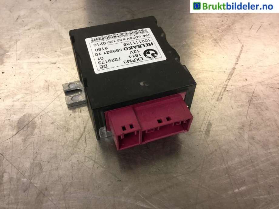 Styreenhet drivstoffpumpe til BMW 3-Serie 2005-2011 (E90/E91/E92/E93) (E90/E91/E92/E93) (BMW|16 14 7 229 173|558921 10|)