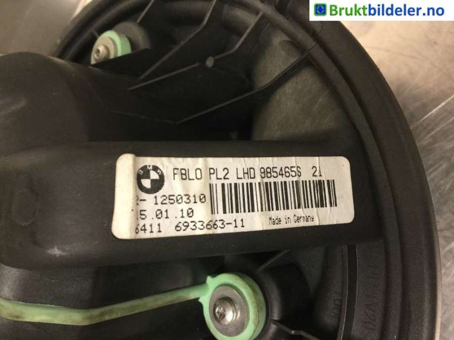 Varmeapparat motor til BMW 3-Serie 2005-2011 (E90/E91/E92/E93) (E90/E91/E92/E93) (BMW|64 11 6 933 663|)