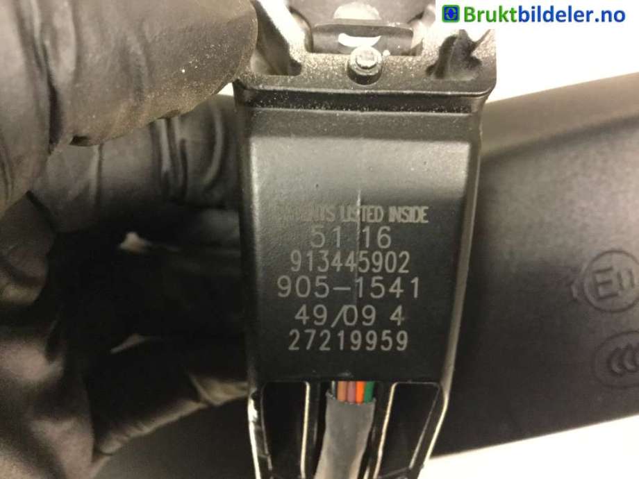 Speil innvendig til BMW 3-Serie 2005-2011 (E90/E91/E92/E93) (E90/E91/E92/E93) (BMW|51 16 9 134 459|)