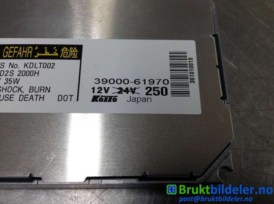 Styreenhet xenon/ballast til Mazda 6 2008-2010 (Type II, Fase 1) (MAZDA|GS1G-51-0H3|39000-61970|)
