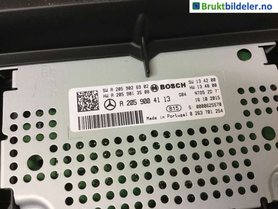 Instrument kjørecomputer til Mercedes GLC 2015-2022 (X253) (X253) (MERCEDES|A 205 900 41 13|0 263 701 254|)