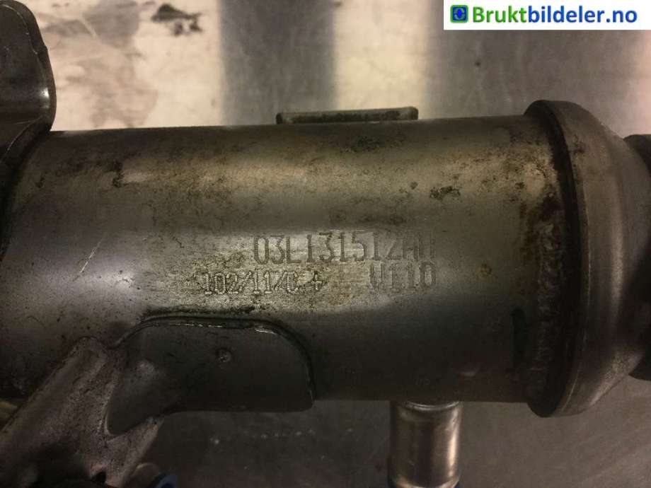 EGR-kjøler til Audi A6 2008-2011 (Type III, Fase 2) (C6) (C6) (AUDI|03L 131 512 AH|)