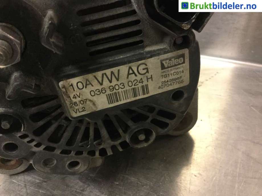 Dynamo til VW Golf V, Combi 2003-2008  (036 903 024 H|)