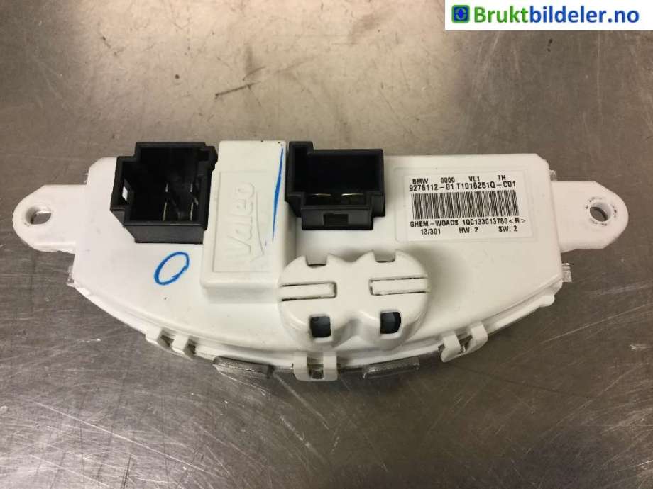 Varmeapparat motstand til BMW 3-Serie 2012-2018 (F30/F31/F34) (F30/F31/F34) (BMW|64 11 9 276 112|)