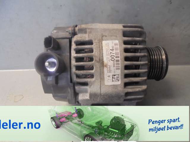 Dynamo til Peugeot 2008, 2013-2019 (Type I) (PEUGEOT|9806007480)