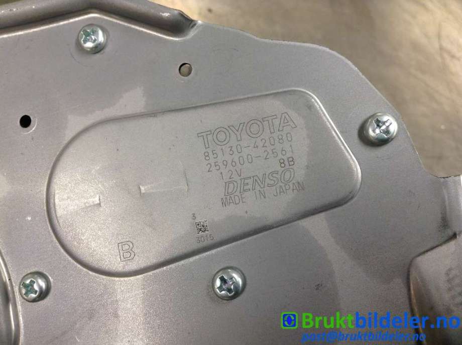 Viskermotor bakrute til Toyota RAV4 2016-2019 (Type IV, Fase 2)  (TOYOTA|85130-42080|259600-2561|)