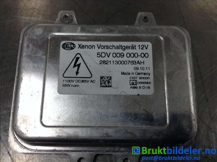 Styreenhet xenon/ballast til Škoda Superb 2008-2015 (Type II)  (|5DV 009 000-00)