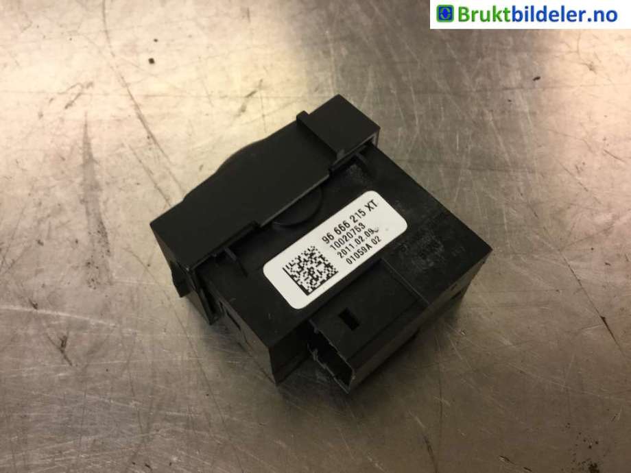 Bryter setevarme til Peugeot 508 2011-2014 (Type I, Fase 1) (PEUGEOT|96 666 215 XT|)