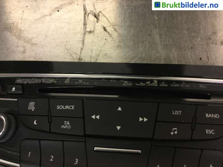 Varmeapparat betjening til Peugeot 508 2011-2014 (Type I, Fase 1) (PEUGEOT|96 656 644 XZ|)