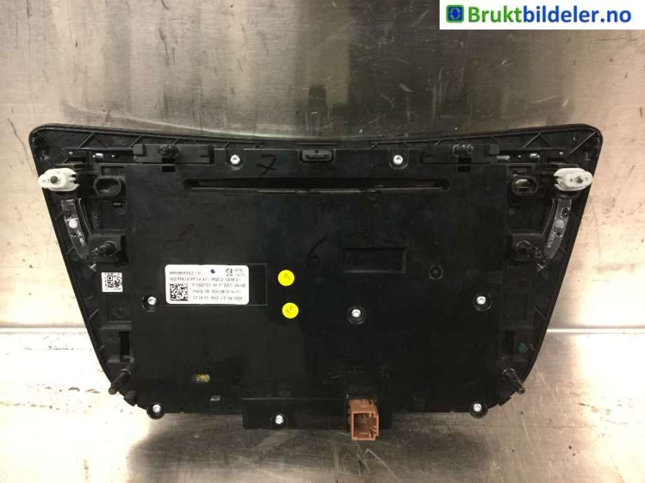 Varmeapparat betjening til Peugeot 508 2011-2014 (Type I, Fase 1) (PEUGEOT|96 656 644 XZ|)