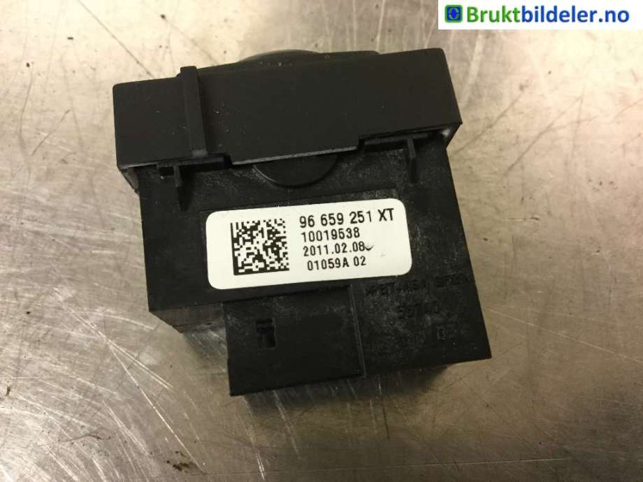 Bryter setevarme til Peugeot 508 2011-2014 (Type I, Fase 1) (PEUGEOT|96 659 251 XT|)