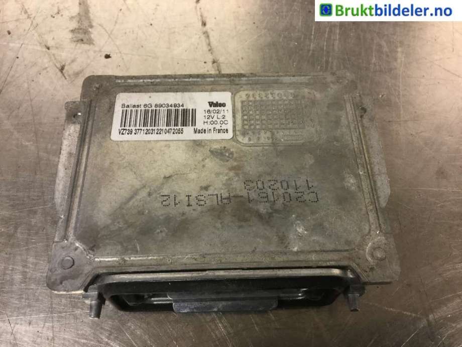 Styreenhet xenon/ballast til Peugeot 508 2011-2014 (Type I, Fase 1) (PEUGEOT|6224 L8|)