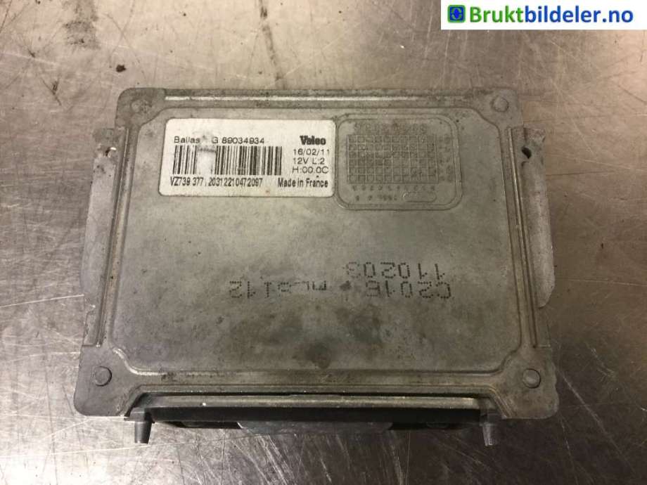 Styreenhet xenon/ballast til Peugeot 508 2011-2014 (Type I, Fase 1)  (PEUGEOT|6224 L8|)