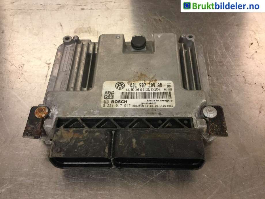 Styreenhet motor til VW Tiguan, 2011-2016 (Type I, Fase 2)  (VOLKSWAGEN|03L 907 309 AD)