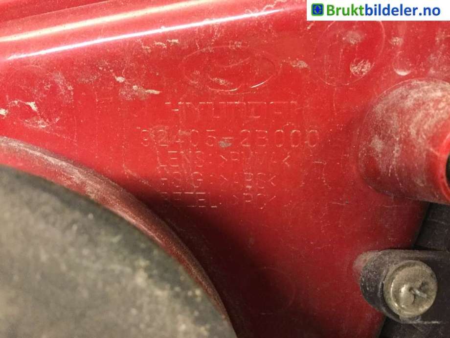 Baklykt venstre indre til Hyundai Santa Fe 2006-2009 (Type II, Fase 1) (HYUNDAI|92405 2B040|)