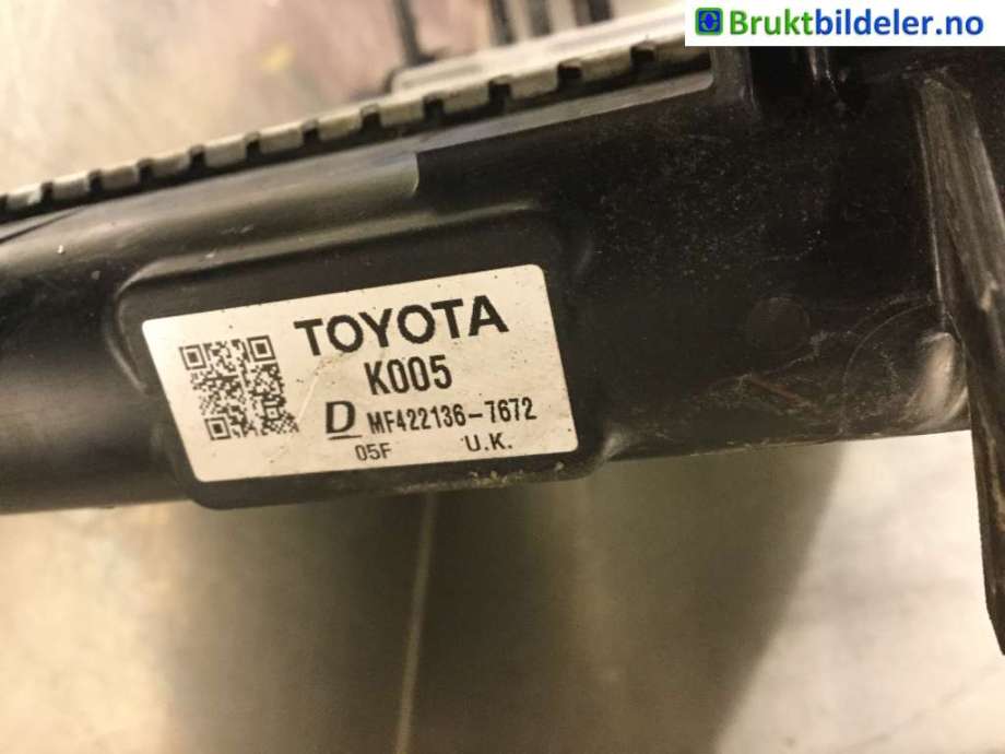 Radiator (automat gir) til Toyota Yaris Cross (SUV) 2021-->>  (16400-K0050|MF42213-7672|)