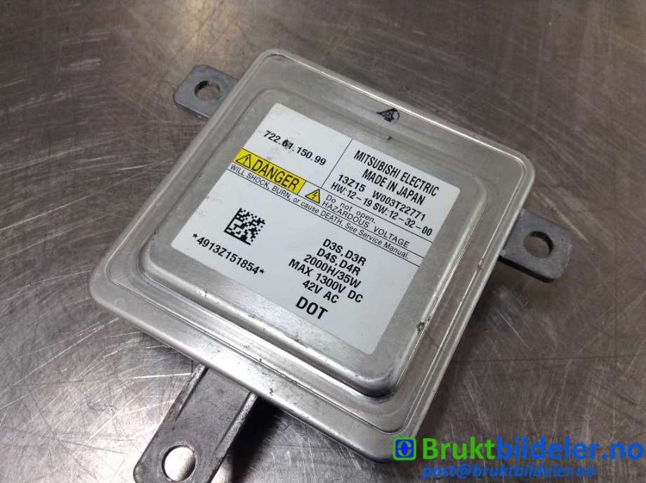 Styreenhet xenon/ballast til Volvo V40 2012-2019  (VOLVO||W003T22771|722.61.150.99)