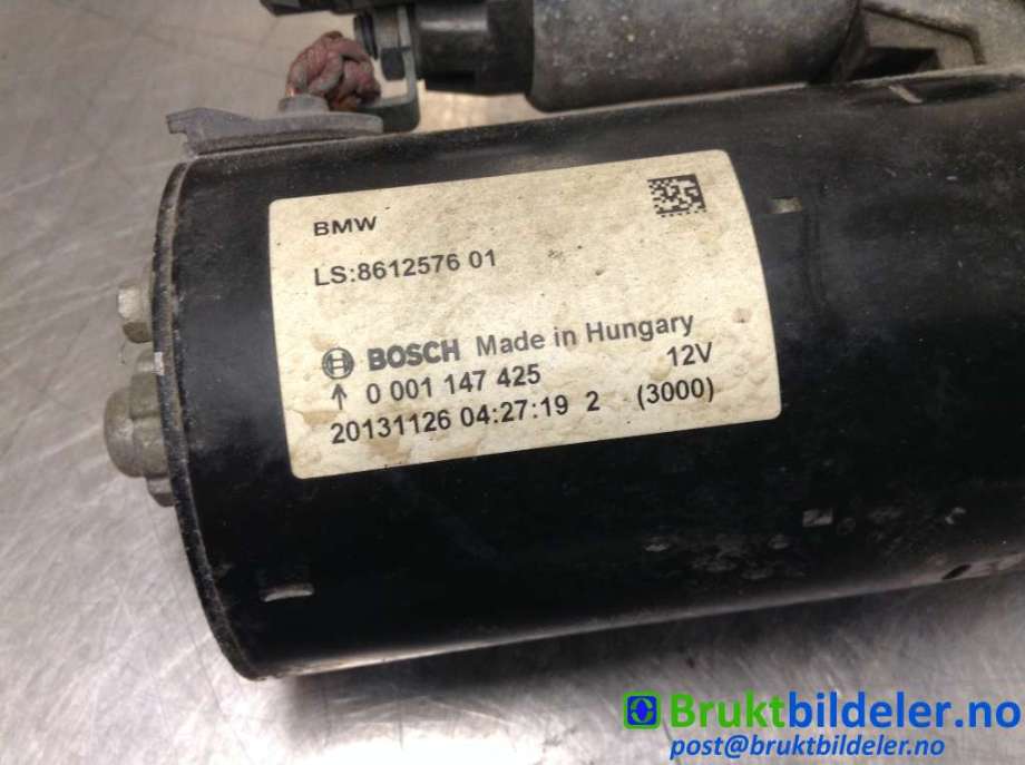 Starter til BMW 3-Serie 2012-2018 (F30/F31/F34) (F30/F31/F34) (BMW|8 612 576-01|0 001 147 425|)