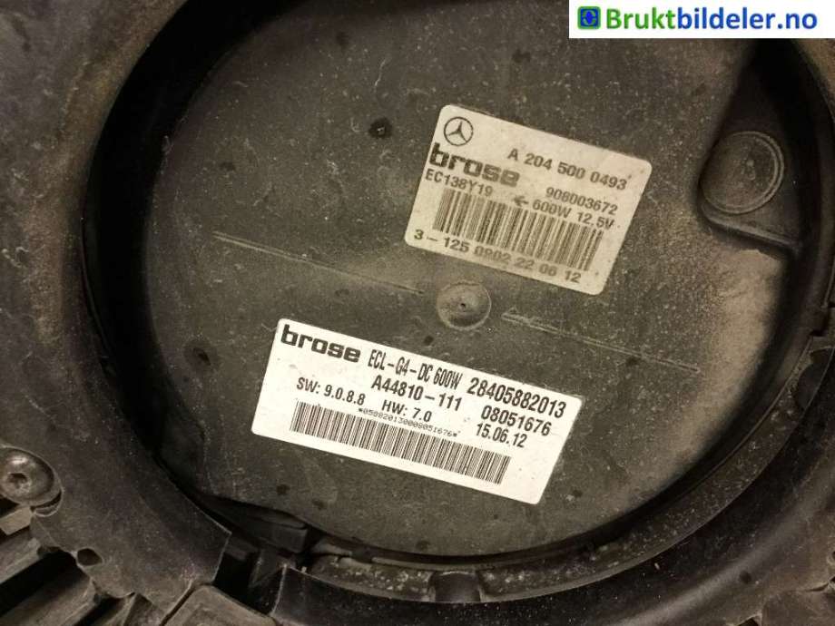 Kjølevifte til Mercedes B-Klasse 2011-2018 (W246) (W246) (MERCEDES|A 204 500 04 93|908003672|)