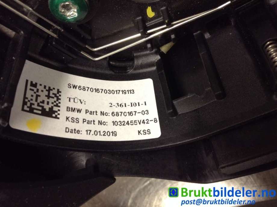 Ratt til BMW i3 2013-2022  (BMW|6 870 167-03|)