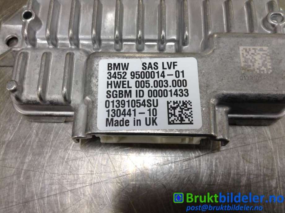Styreenhet diverse til BMW i3 2013-2022 (BMW|3452 9 500 014-01|)