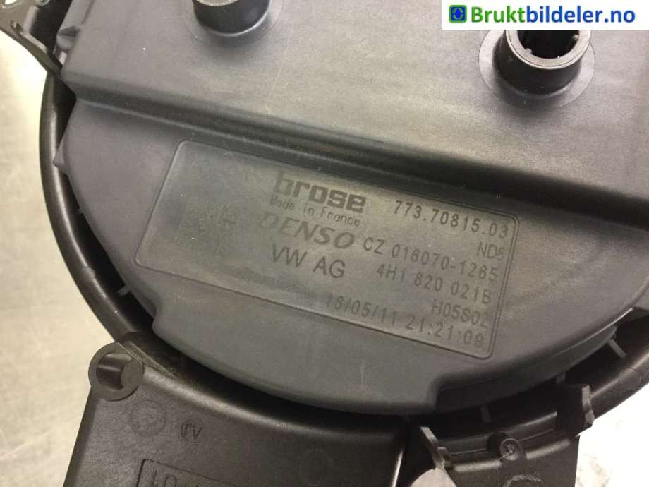 Varmeapparat motor til Audi A6 2011-2014 (Type IV, Fase 1) (C7) (C7) (AUDI|4H1 820 021 B|773 70815 03|016070-1265)