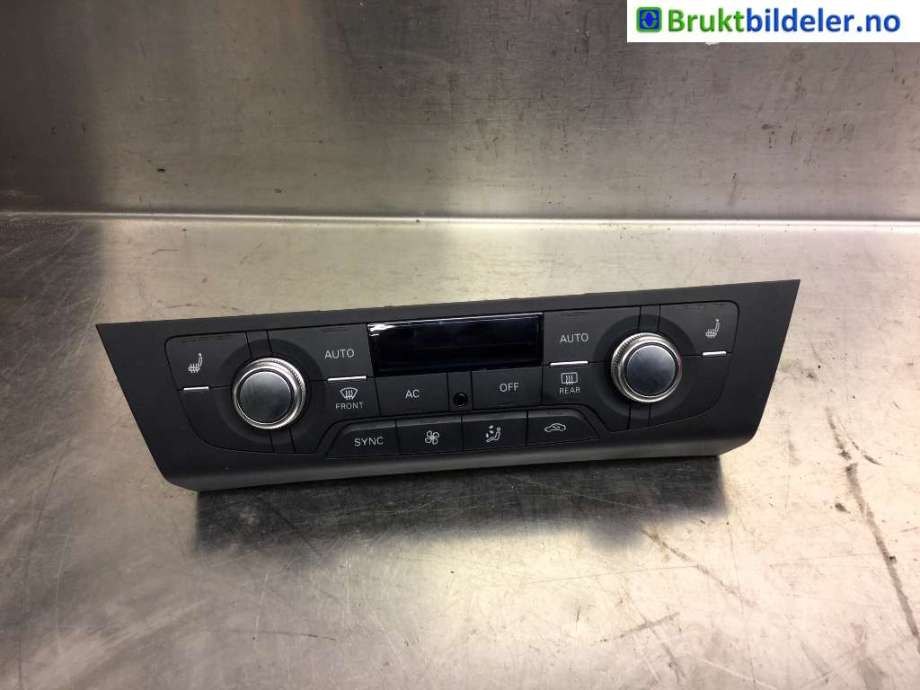 Varmeapparat betjening til Audi A6, 2011-2014 (Type IV, Fase 1) (C7) (C7) (AUDI|4G0 820 043 K)