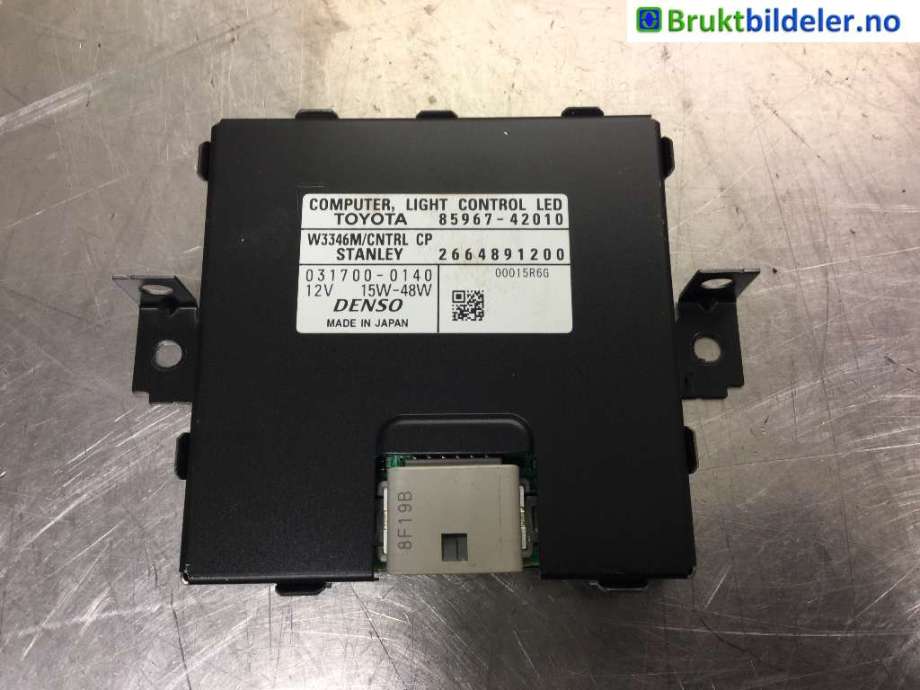 Styreenhet xenon/ballast til Toyota RAV4, 2016-2019 (Type IV, Fase 2)  (TOYOTA|85967-42010)