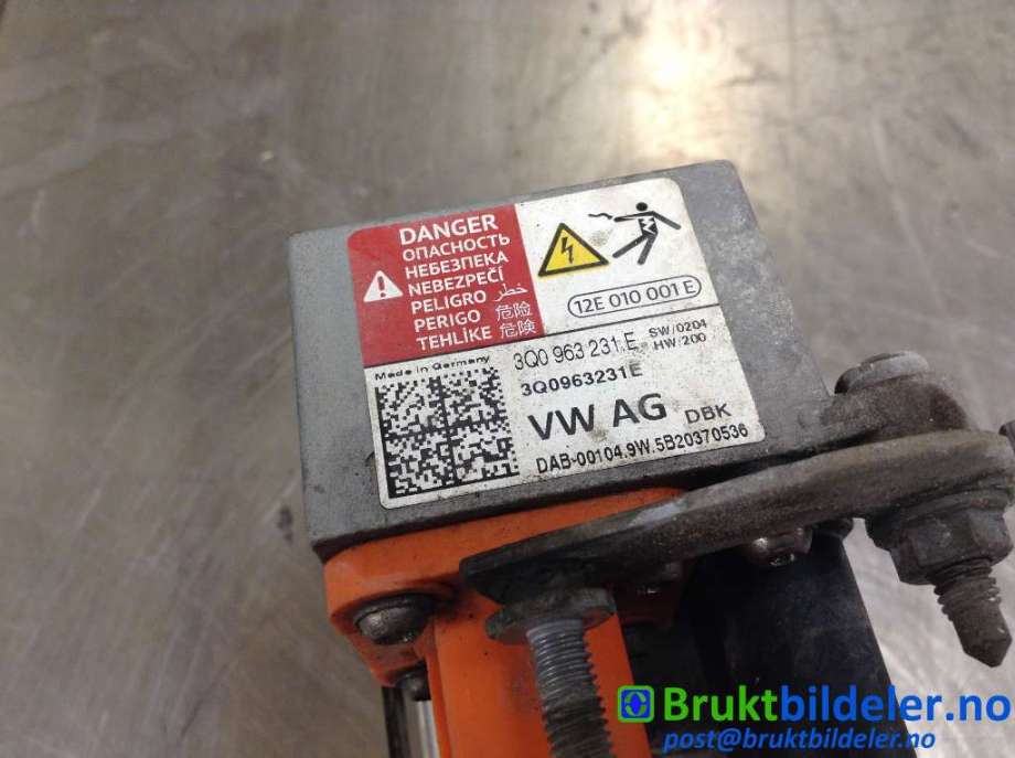 Diverse deler til VW Passat 2015-2019 (Fase 1) (B8) (B8) (VOLKSWAGEN|3Q0 963 231 E|)