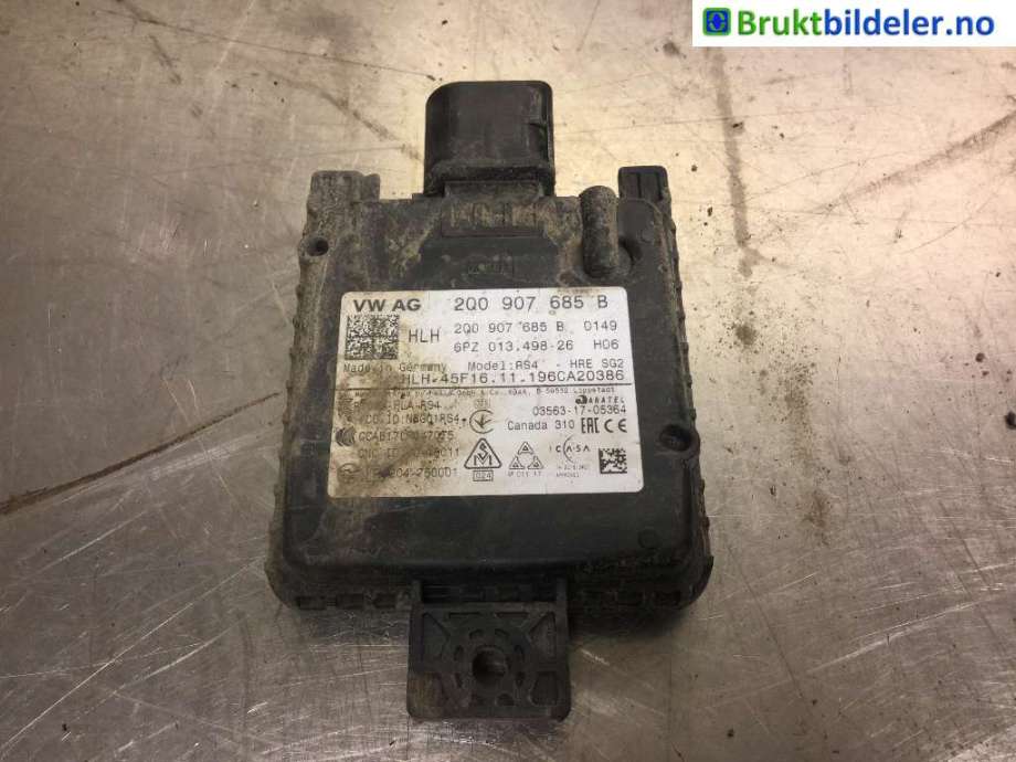 Sensor radar til VW Passat, 2015-2019 (Fase 1) (B8) (B8) (VOLKSWAGEN|2Q0 907 685 B)