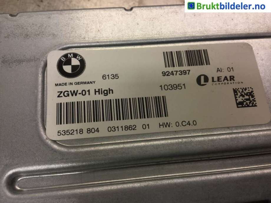 Styreenhet diverse til BMW 5-Serie 2010-2017 (F10/F11) (F10/F11) (BMW|61 35 9 247 397|)