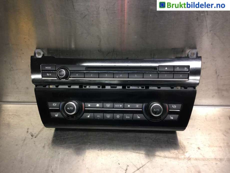 Varmeapparat betjening til BMW 5-Serie, 2010-2017 (F10/F11) (F10/F11) (BMW|9 241 237)