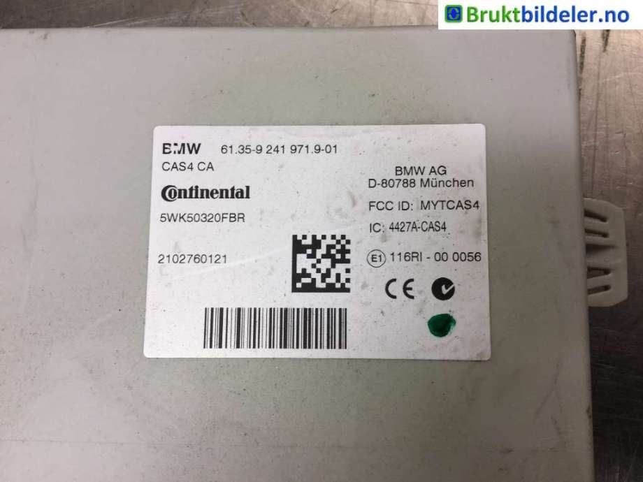Styreenhet diverse til BMW 5-Serie 2010-2017 (F10/F11) (F10/F11) (BMW|61 35 9 241 971|FWK50320FBR|)