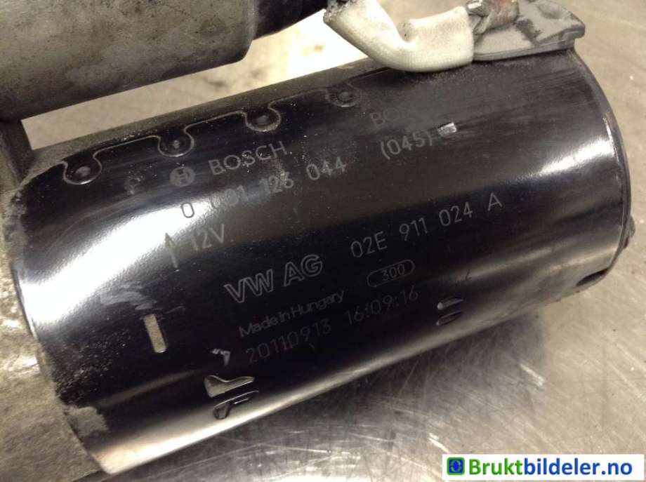 Starter diesel til Škoda Superb 2008-2015 (Type II)  (SKODA|02M 911 024 A|0 001 123 044|)