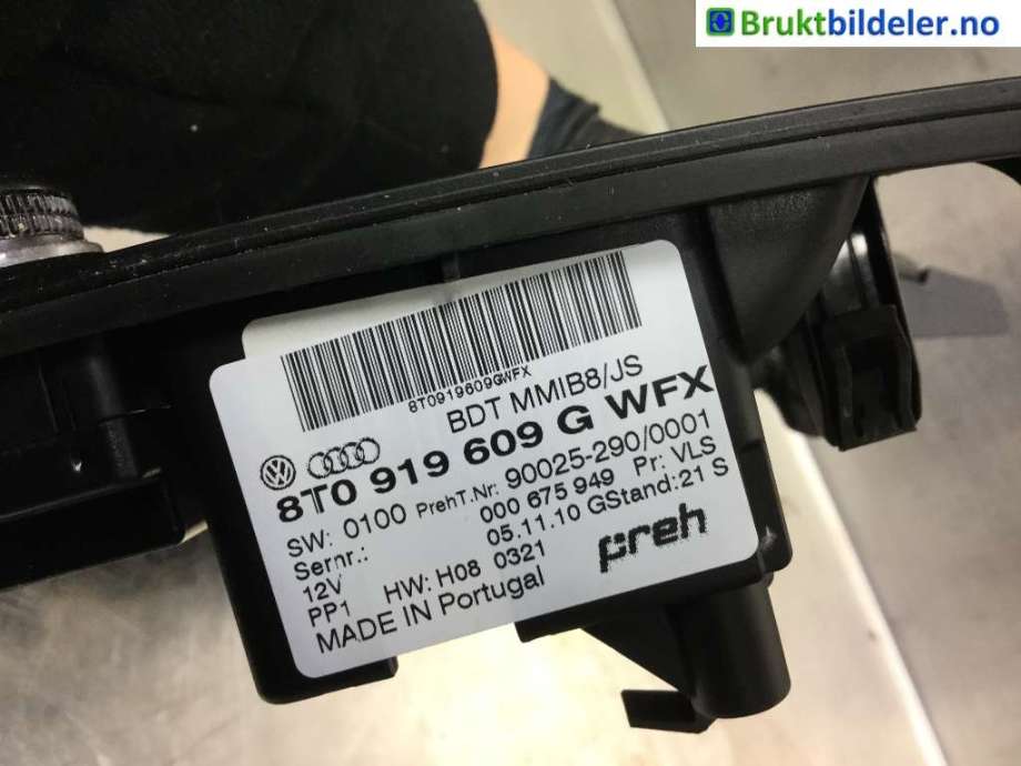 Bryter diverse til Audi A4 2007-2014 (Type IV) (B8) (B8) (AUDI|8T0 919 609 G|)