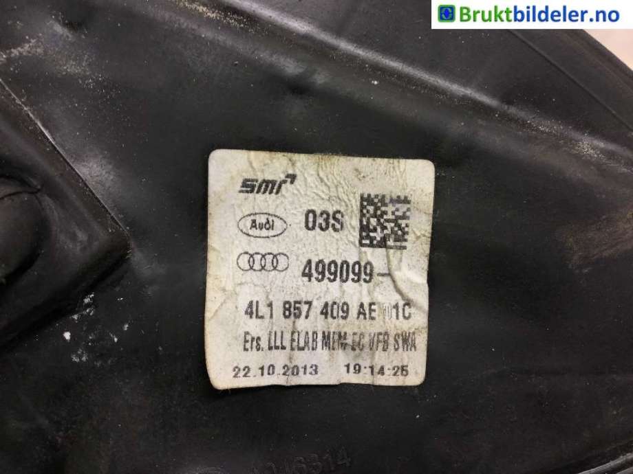 Speil venstre til Audi Q7 2006-2010 (Type I, Fase 1)  (AUDI|4L1 857 409 AE|)