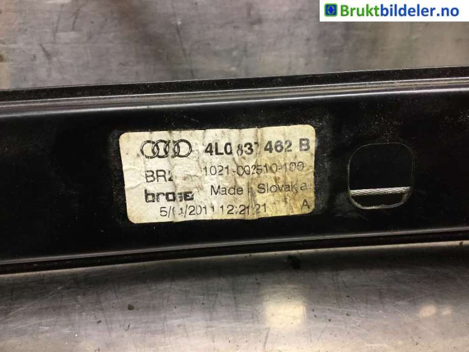 Ruteheis til Audi Q7 2006-2010 (Type I, Fase 1)  (AUDI|4L0 837 461 B|)