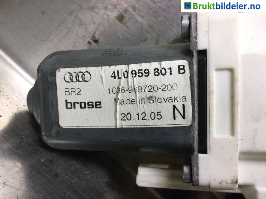 Ruteheis venstre foran til Audi Q7 2006-2010 (Type I, Fase 1)  (AUDI|4L0 959 801 B|)