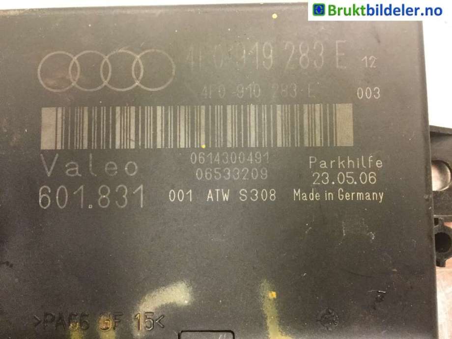Styreenhet parkering til Audi Q7 2006-2010 (Type I, Fase 1)  (AUDI|4F0 919 283 E|)